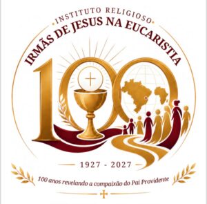 Logo oficial do jubileu de 100 anos das Irmãs de Jesus na Eucaristia